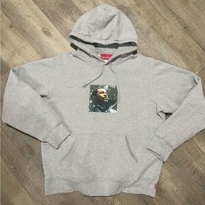 Supreme Gray Hoodie marvin gaye